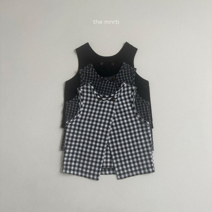 Mini Robe- Chrome Sleeveless Top