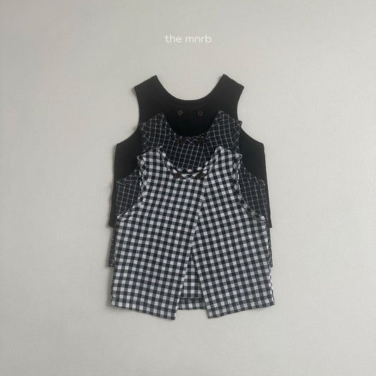 Mini Robe- Chrome Sleeveless Top