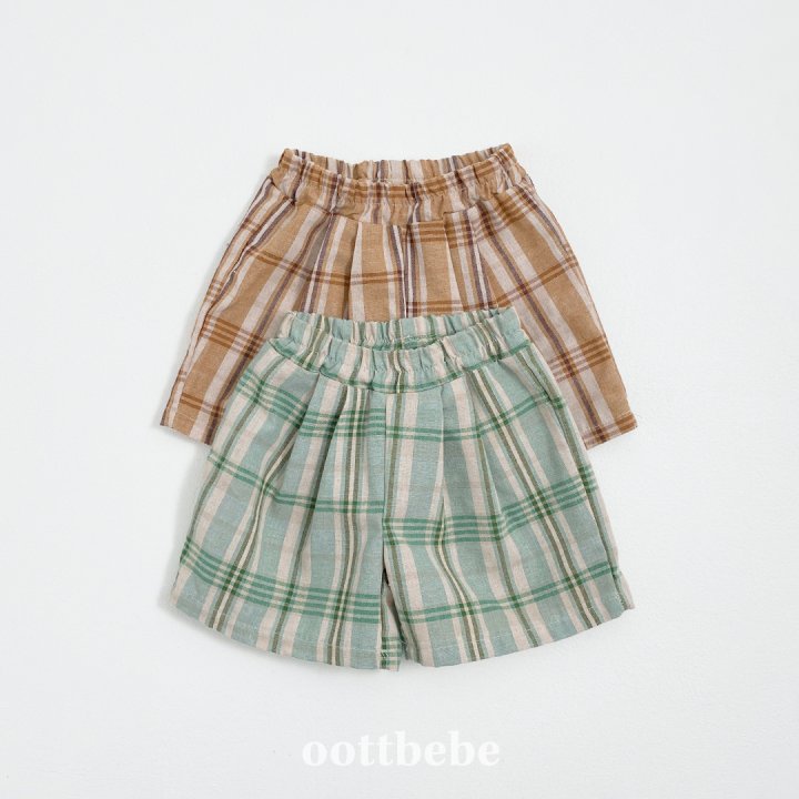 Oott Bebe- Check Bermuda Shorts
