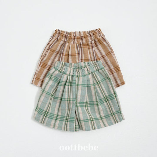 Oott Bebe- Check Bermuda Shorts