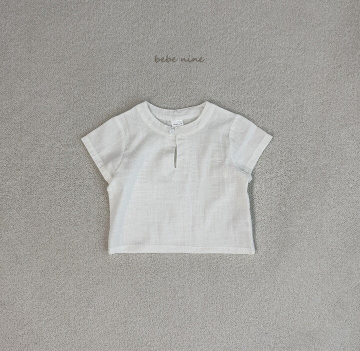 Bebe Nine- Henley Neck Tee